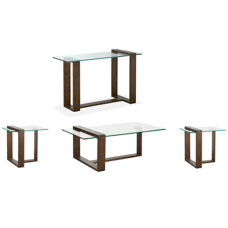 Hazelton Rectangular Cocktail Table With 2 End Table And Sofa Table