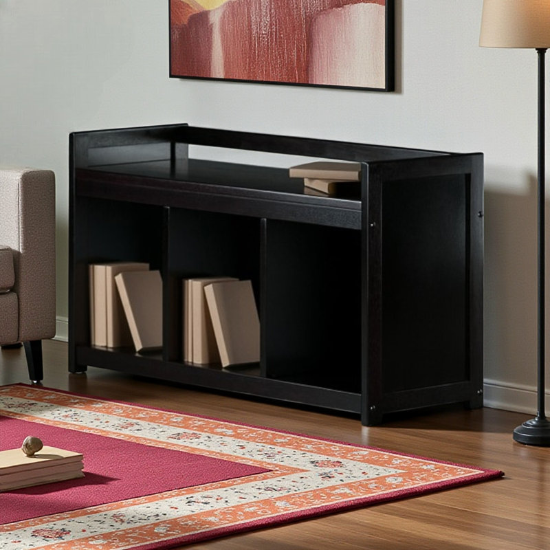 Banc de rangement pour hall d'entrée avec 3 casiers de rangement et 1 tablette Shirely, H 20,59 po x l 37,15 po x P 13,2 po