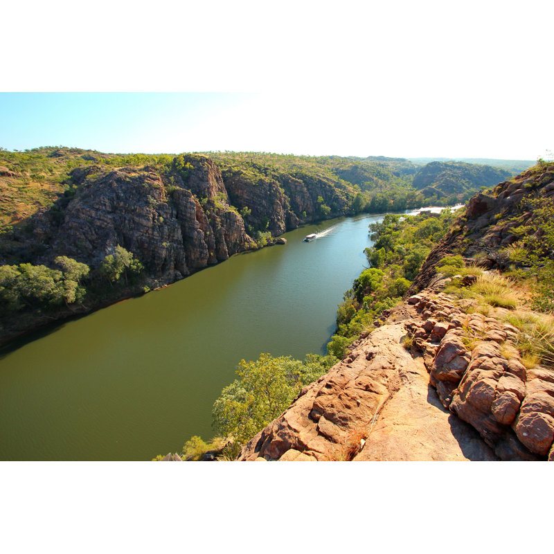 Katherine Gorge, Australie - Photographie sur toile tendue, H 32 po x l 48 po