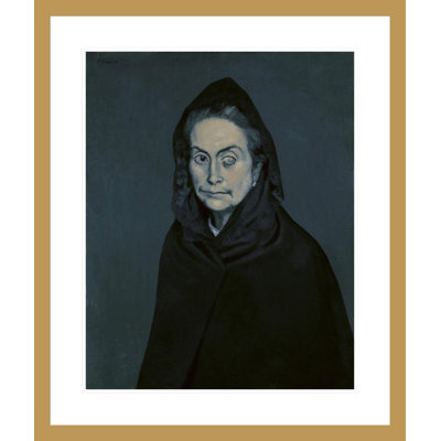 «Portrait de Carlota Valdivia» par Pablo Picasso, impression giclée sur cadre