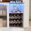 Meuble-bar à café avec casier à vin et porte-verres-1817066922