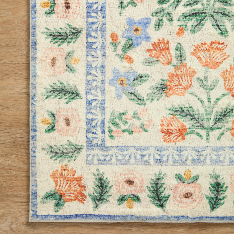 Tapis Eden Rifle Paper Co. x Loloi, Runner 2'6" x 11'6"