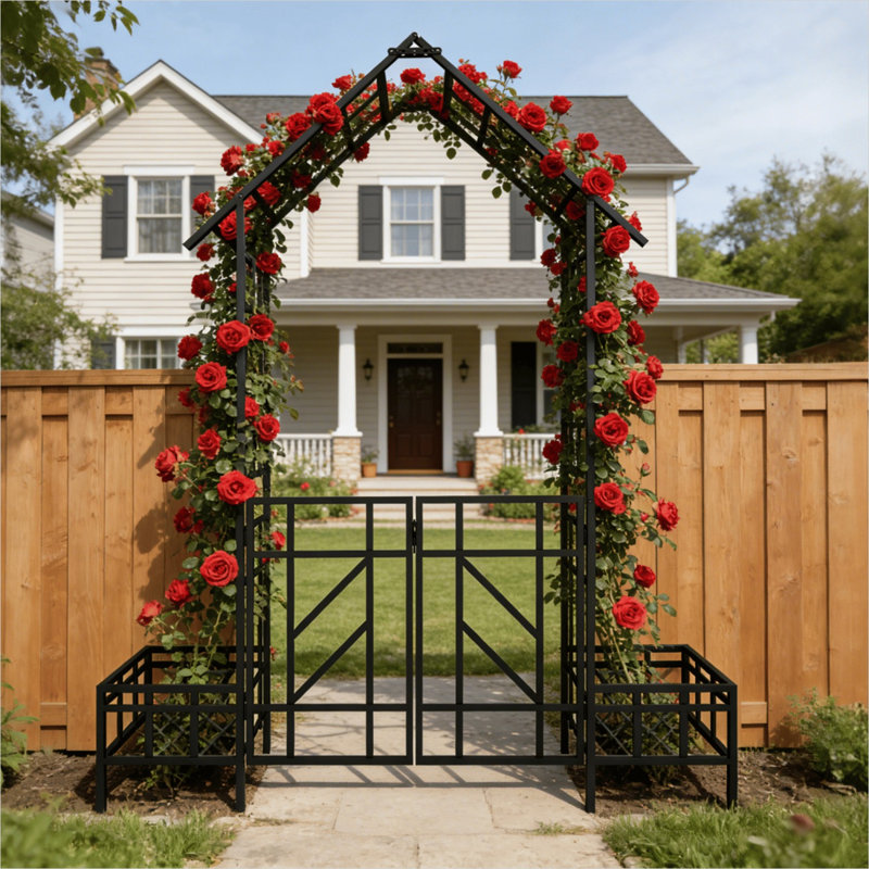 97.2 Ft. H x 16.85 Ft. W Galvanized Steel Gate with