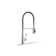 Kohler Simplice Single Handle Semi-Professional Pre-Rinse Kitchen Sink Faucet with Three-Function Pull Down Sprayer