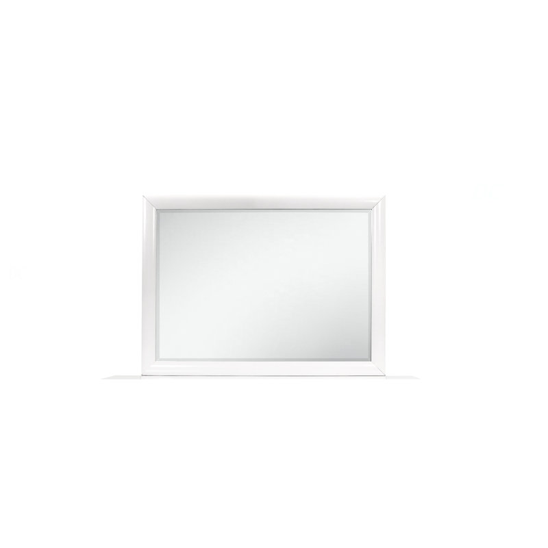 Miroir civique, Panneau de fibres à densité moyenne, Blanc