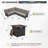 Benigni 139'' Wide Outdoor Wicker L-Shaped Patio Sectional with Fire Pit with Cushions-1188905273-1158402941
