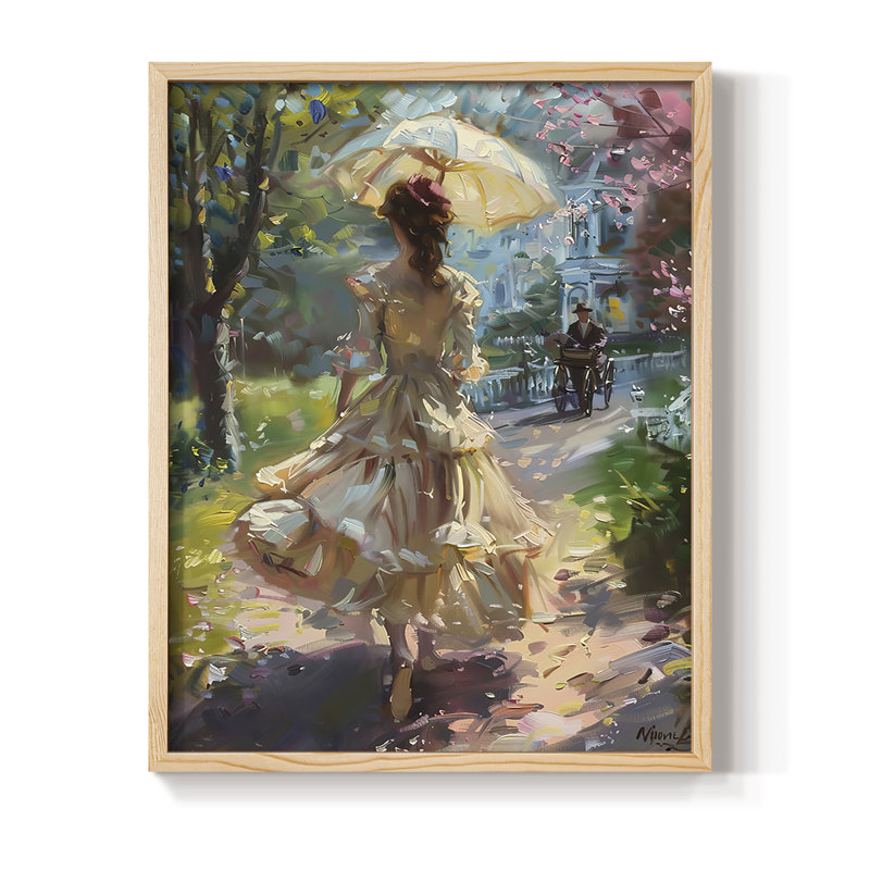 «WOMEN Series DCCLXII», reproduction encadrée - bois massif, Naturel, H 11 po x l 9 po