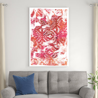 Global Fuchsia II by June Erica Vess - Graphic Art