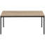 Dazzling 3 tables - tables basses et 2 tables de bout, taupe foncé, métal noir scintillant 3 pièces stratifié taupe, rétro