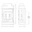 Chapman & Myers Linear Mini Wall Lantern-51178531-51202211