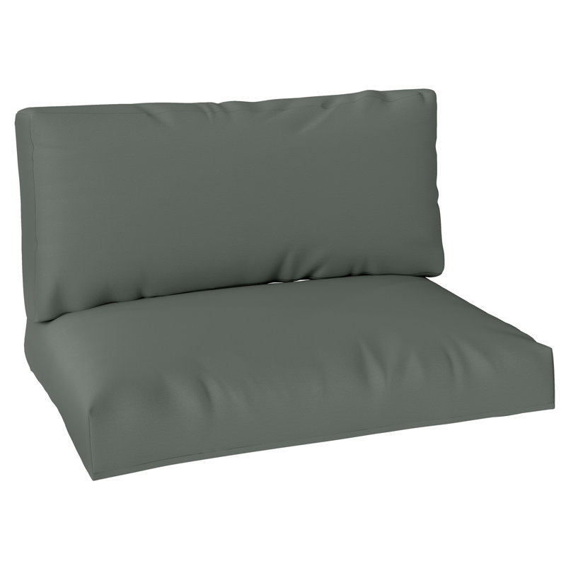 Garden Seat / Back Cushion, Charcoal Grey