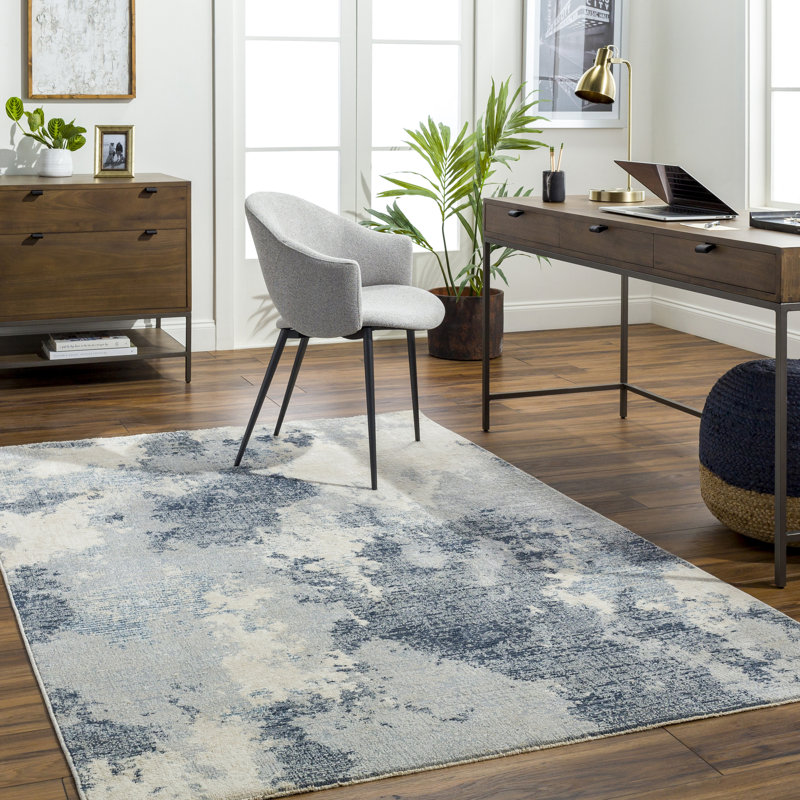 Eustachius Abstract Indoor Rug, Rectangle 8'10" x 13'
