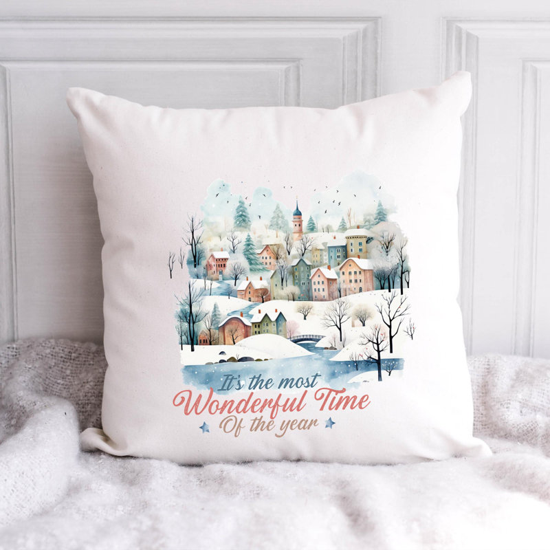 Coussin en polyester 07 Sweet Christmas, 20 po x 20 po
