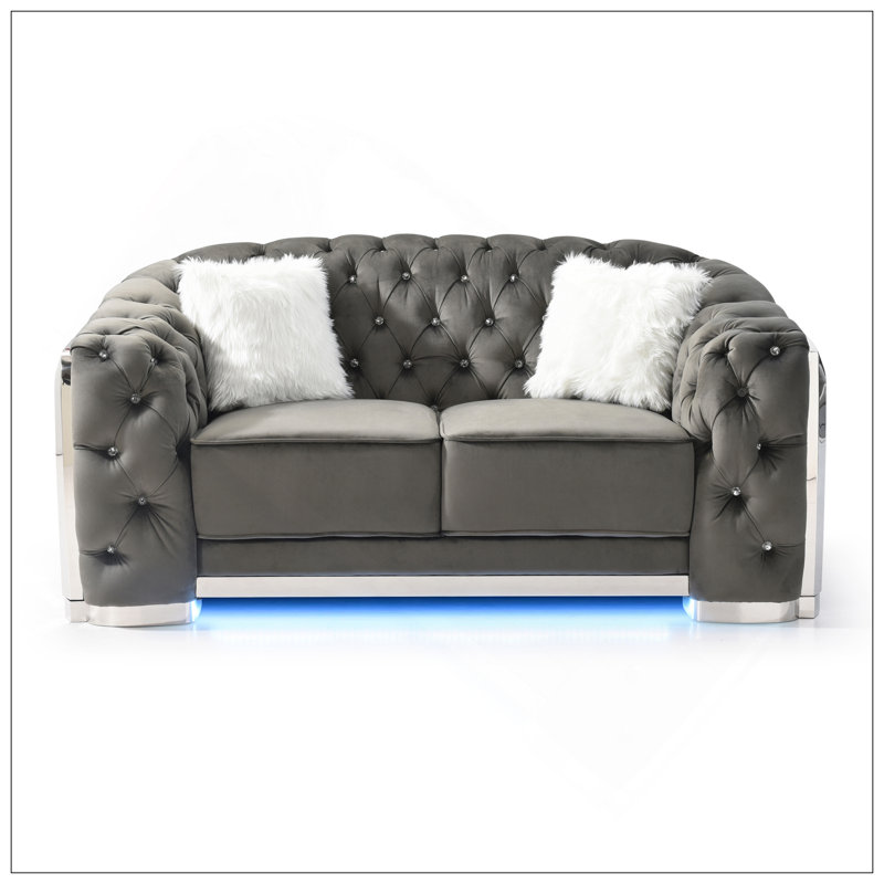 Causeuse Chic, Gris