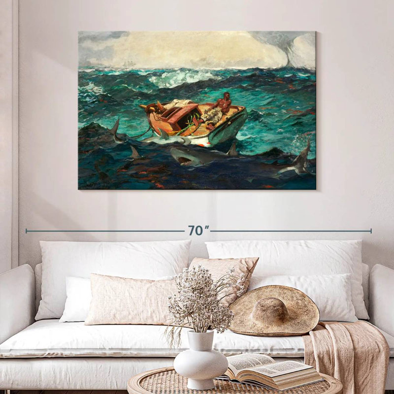 Leisha, le Gulf Stream 1899, H 32 po x l 48 po