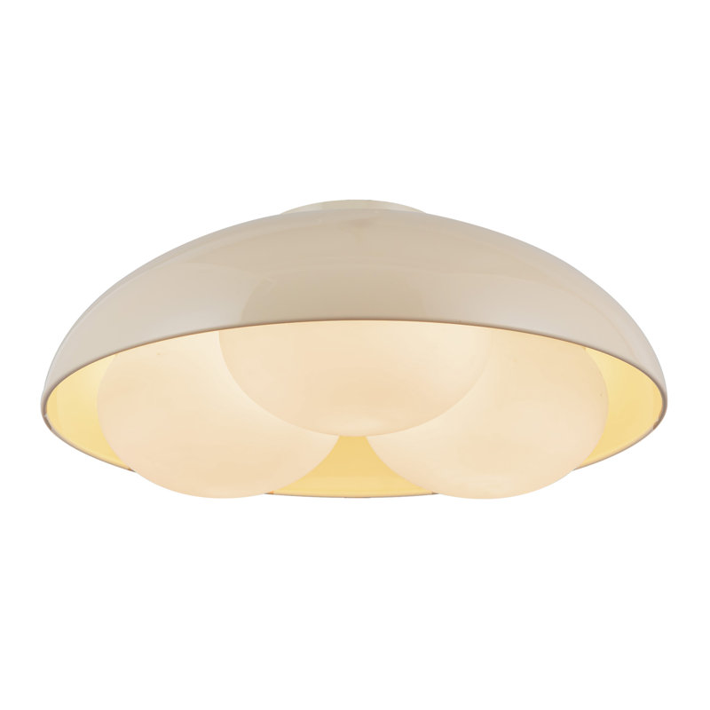 Robyn Steel Flush Mount, Tan