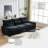 99'' Sectional Cloud Deep Seat Couch, Modern Comfy Chenille L Shaped Sofa For Living Room, Upholstered 4-Seats With Movable Ottoman-486648911