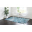 Tapis contemporain Araceli couleur mer / blanc-69563731
