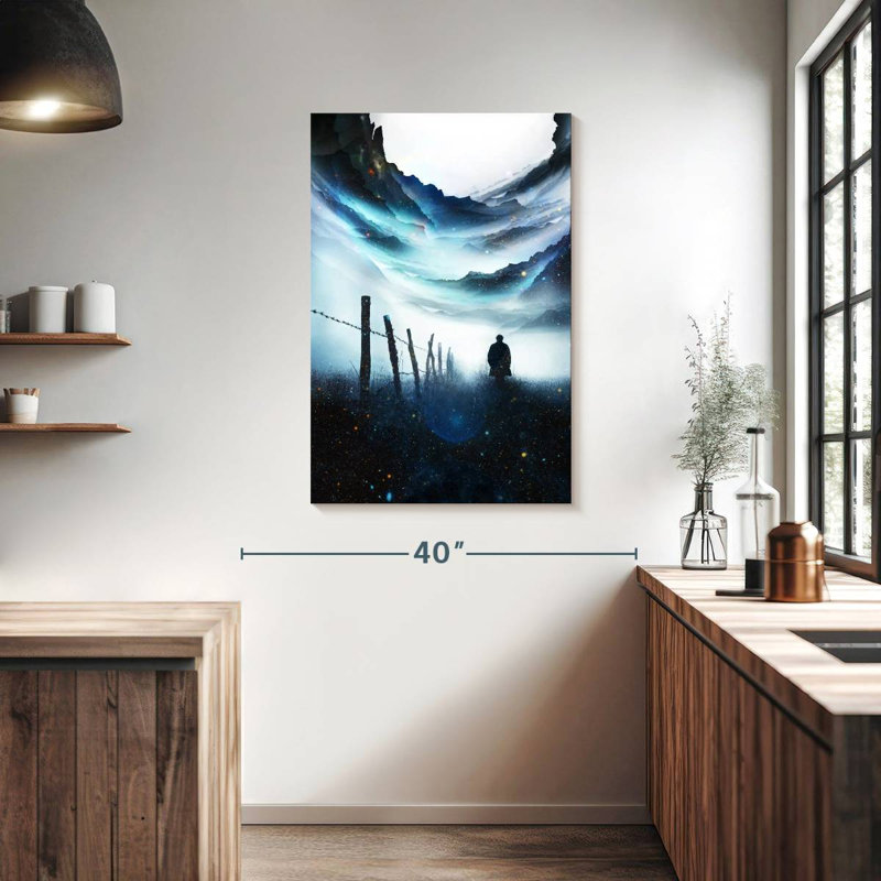 Kelan The Abyss, 39" H x 26" W