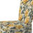 Tribal Damask Accents - Upholstered Farmhouse Side Chair, Rustic Floral Accent Chair