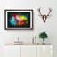 Rainbow Macaw Parrot - Picture Frame Graphic Art-56875954-56875953