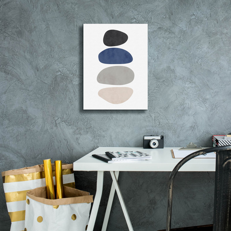 «Epic Graffiti» «Stone No. 2» par Brandon Wong, art mural sur toile, H 16 po x l 12 po x P 0,75 po