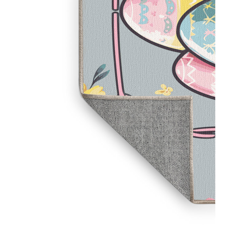 Le tapis des Fêtes de Pâques Printemps Aisle®, Rectangulaire 2 pi x 3 pi