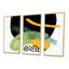 Minimal Retro Abstracts I - ensemble d'art moderne sur toile encadrée moderne de 3-385563247-385563243