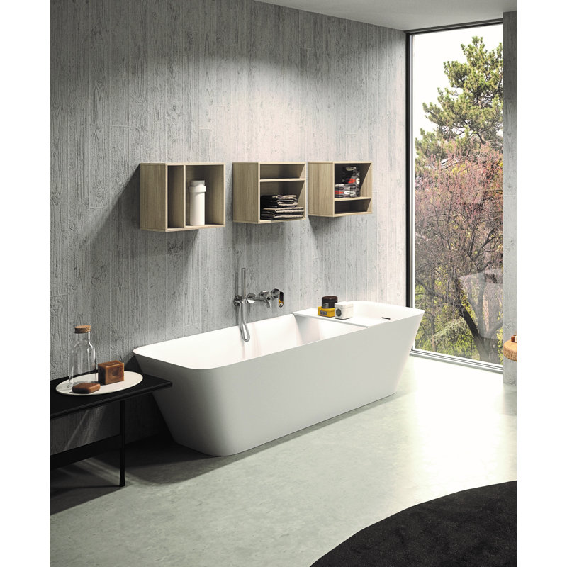 Danikka Wall Bathroom Cabinet, Natural