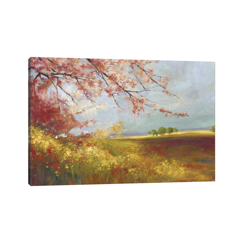 In The Field by PI Studio - Wrapped Canvas Painting, 20.32 cm H x 30.48 cm W
