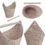 Panier à papier hygiénique en jacinthe d'eau tissé à la main Talia Classic-118398404