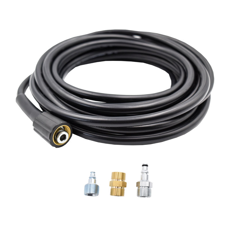 Tuyau de nettoyeur haute pression 25 po avec adaptateur de transfert AR Blue Clean