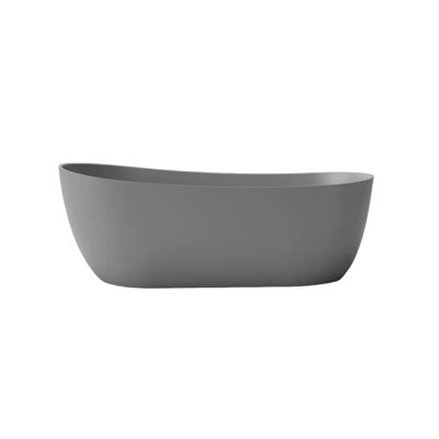 63'' x 31.5'' Freestanding Stone Bathtub
