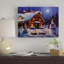 « cowboy christmas », reproduction d’impression sur toile tendue-31284485