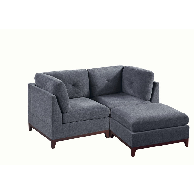 Canapé modulaire rembourré 3 pièces Deonne