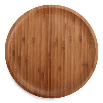 Reusable Bamboo Round Dinner Plate