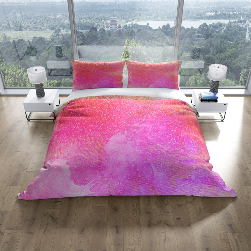 Ensemble de housse de couette, Housse de couette simple + 1 taie décorative