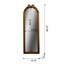 Miroir mural arqué avec cadre doré orné-1285264873-1285264884-1285264885