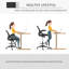 Chaise de dessinateur ergonomique en filet avec support lombaire, siège réglable, accoudoirs rabattables et repose-pieds pour une utilisation confortable au bureau