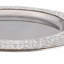 Plat de service rond en acier inoxydable avec strass Sparkles Home Madison Avenue 13 po-62009210
