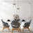 Levona 1 - Light Large Kitchen Island Pendant With Clear Hammered Glass Shade（set Of 2）-711858853
