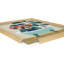 Art mural en verre Mid Mid Century Modern Lion in Bathaign par Rachel Lee 3 Birdies Studio-38407313