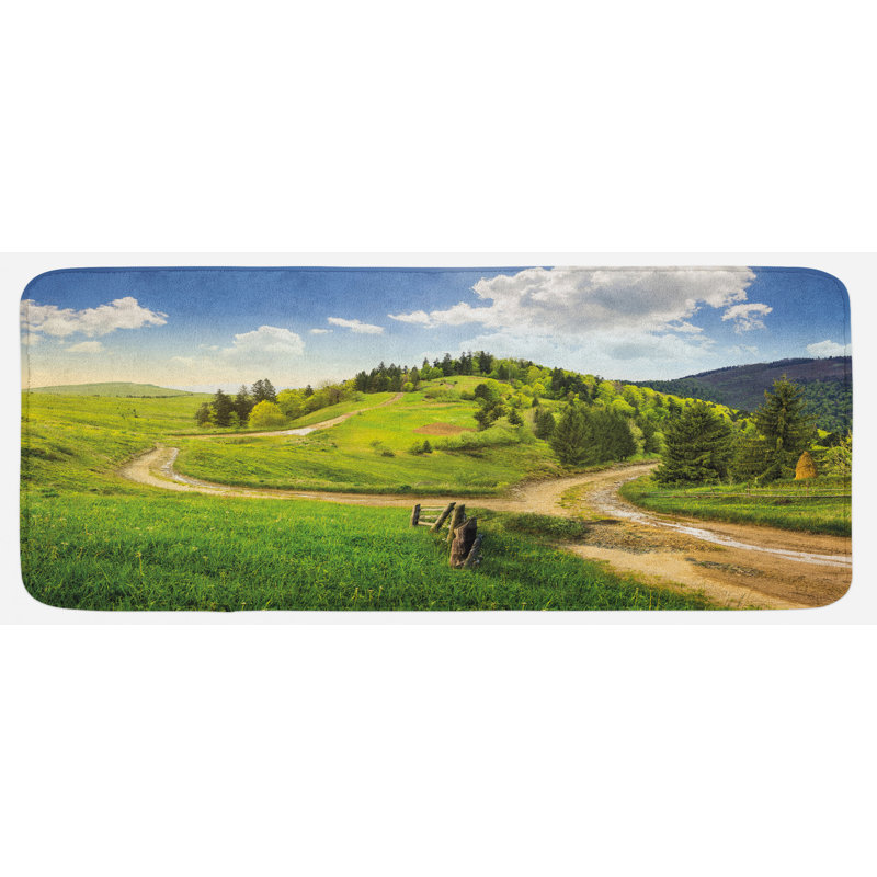 Tapis de cuisine paysage