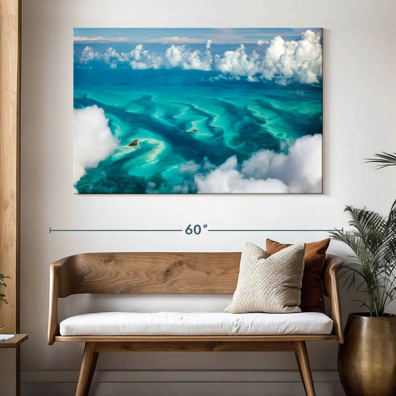 Gillard, Bahamas, nuages, H 34 po x l 51 po