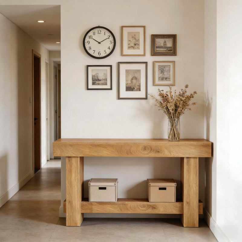 Console de style rustique 6 pieds