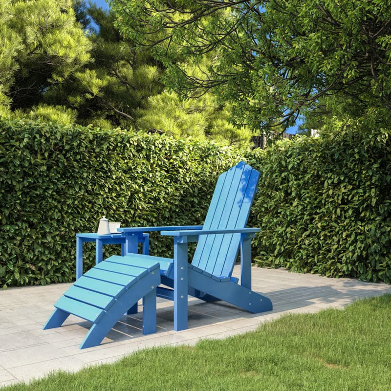Linco Outdoor Adirondack Chair, Aqua Blue
