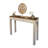 Hand-crafted Solid Wood White Washed Console Table With Drawer
