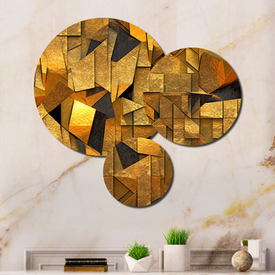 Abstract Wall Decor on Metal