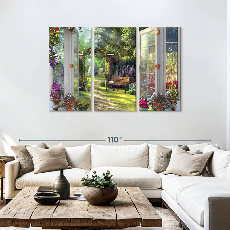 Senne Home Garden View, 48" H x 74" W