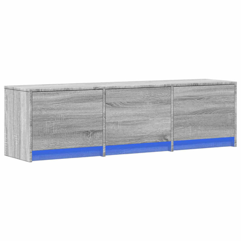 Unfinished TV Stand for TVs up to 88", 40cm H x 140cm L x 34cm W, Grey Sonoma